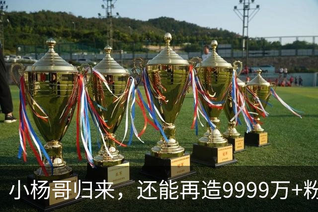 小杨哥归来，还能再造9999万+粉丝吗？